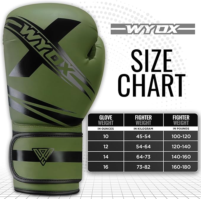 Wyox Boxing Gloves for Men & Women – Professional Training, Sparring & Heavy Bag Gloves for Boxing, Kickboxing, Muay Thai, MMA – Premium Leather, Multi-Layer Shock Absorption, Ventilated Palm