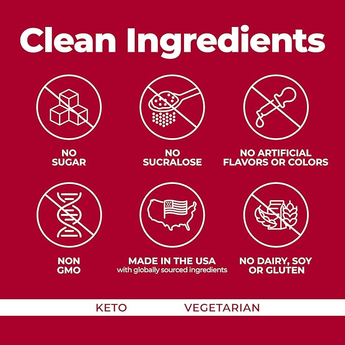 Pureboost Superfoods Clean Energy Booster, Refreshing Energy Drink Mix with 7 Organic Red Superfoods; Beet, Hibiscus, Pomegranate and Vitamins. Sugar-Free, No Sucralose (Red Burst, 30 Count)