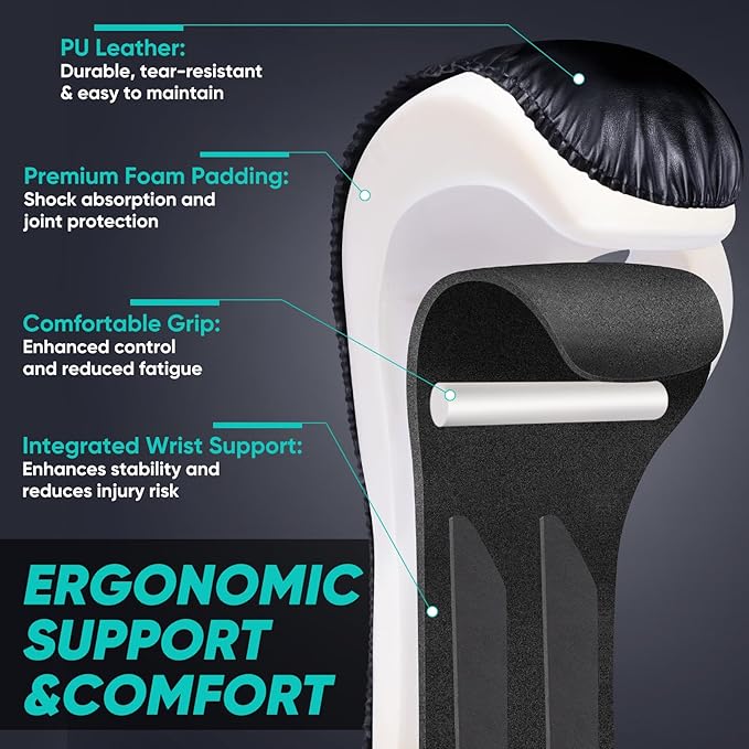 APEXUP Boxing Gloves for Men Women, Integrated Thickened Padding, Boxing Training Kickboxing Heavy Bag Gloves for MMA Kickboxing Muay Thai Sparring