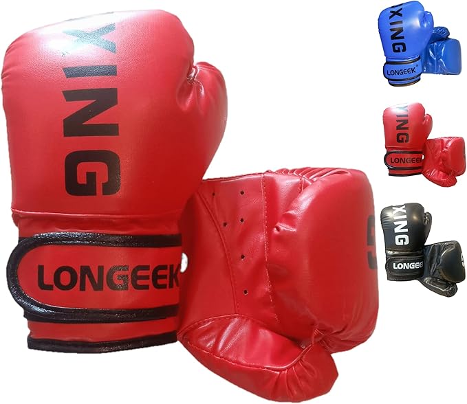 Longeek 4/6oz Kids Boxing Gloves,Training Gloves,Bag Gloves,Fight Gloves for 3-15 Years Childrens