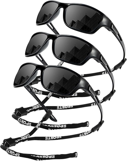 KALIYADI Polarized Sunglasses for Men, Sports Sun Glasses for Driving Cycling Fishing with UV protection