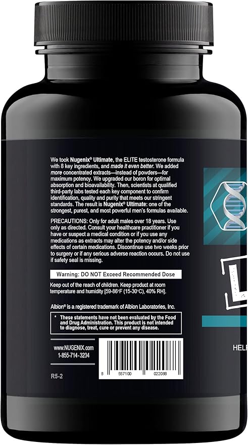 Nugenix Ultimate Free Testosterone Booster - 240 Count