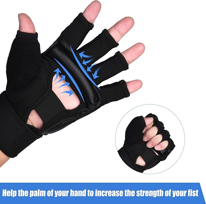 Kickboxing Sparring Gloves MMA Gloves Boxing Gloves for Men Women Kids Half Finger Punching Bag Gloves Fighting Gloves for Men Women Boxing Training