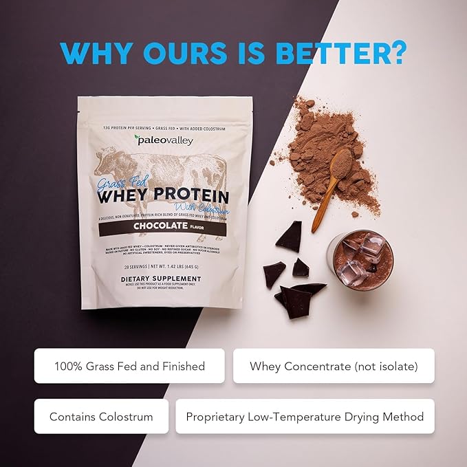 Paleovalley 100% Grass Fed Whey Protein