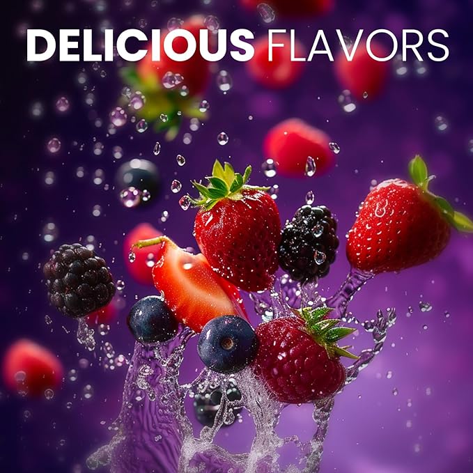 Keto Vitals Berry Electrolytes Powder Packets No Sugar | Keto Friendly Electrolytes Travel Packets | Variety Individual Stickpacks | Energy Drink Mix | Zero Calorie | Zero Carb (Berry Assorted, 30)