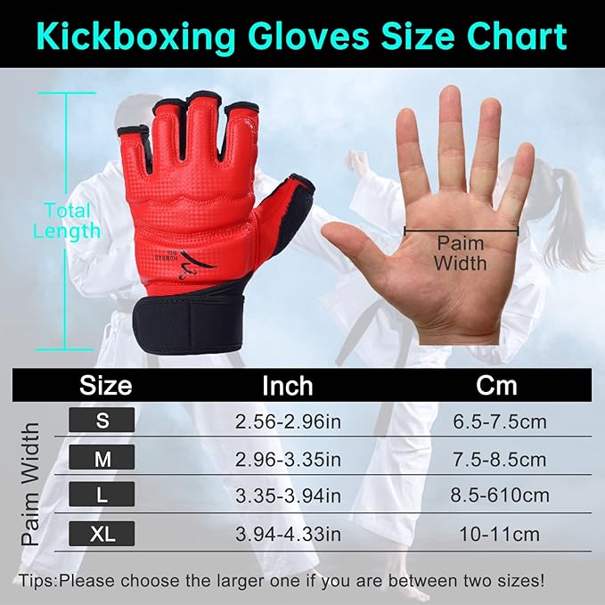 Kickboxing Sparring Gloves MMA Gloves Boxing Gloves for Men Women Kids Half Finger Punching Bag Gloves Fighting Gloves for Men Women Boxing Training
