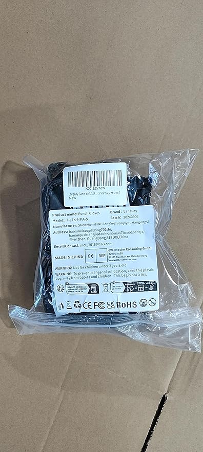 Punch Bag Training Gloves, LangRay MMA Grappling Gloves for Sparring Martial Arts Boxing Training for Adults and Kids