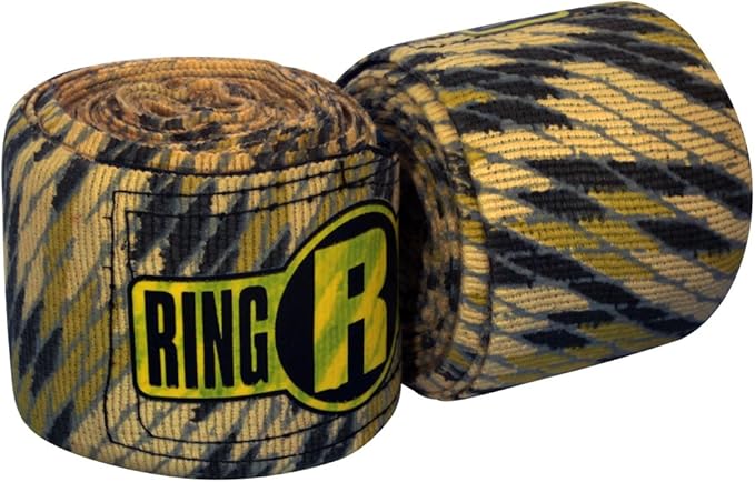 Ringside Apex 180” Boxing Hand Wraps Pair - Durable, Elastic Training Wraps with Hook & Loop Closure, Multi-Color Options, Perfect for MMA, Muay Thai, Kickboxing