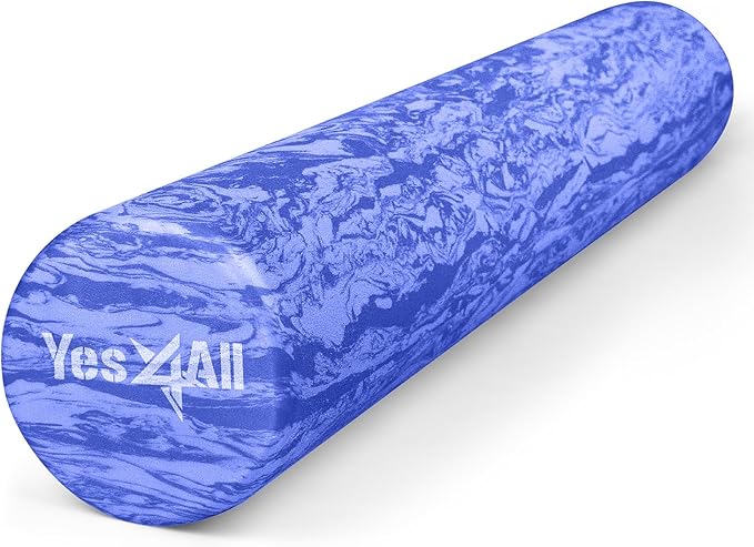 Yes4All EVA Firm Foam Roller for Back - Round Back Roller for Exercise, Yoga & Pilates 12/18/24/36 inch