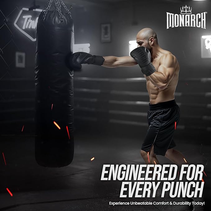 Boxing Gloves Men Women with Hand Wraps for Boxing, Muay thai, kickboxing, Punching Bag Workout traing and Sparing Gear Complete Boxing Kit, Size 8-16 OZ