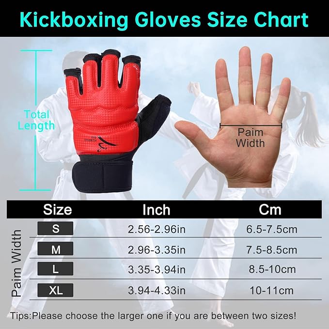 Kickboxing Sparring Gloves MMA Gloves Boxing Gloves for Men Women Kids Half Finger Punching Bag Gloves Fighting Gloves for Men Women Boxing Training