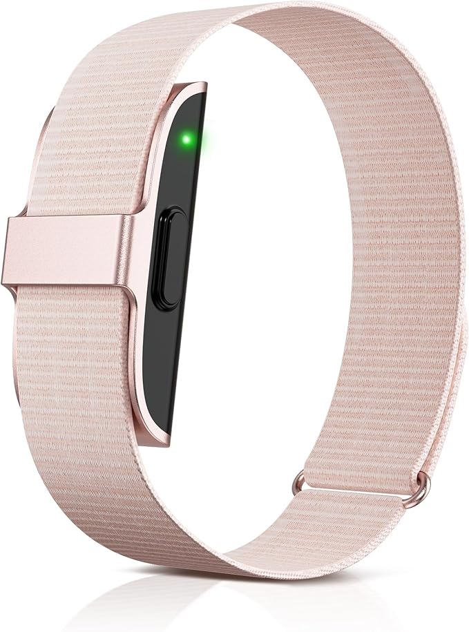 Sleep & Fitness Tracker Wristband for Women Men | 24/7 Heart Rate, Blood Oxygen & Stress Monitor | Step & Calorie Counter | IP68 Waterproof Activity Tracker, No Subscription Fee (Pink)