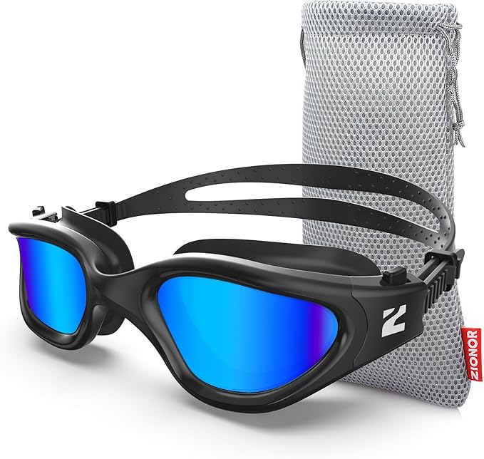 ZIONOR Swim Goggles, G1 SE Swimming Goggles Anti-fog for Adult Men Women