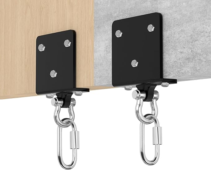 Heavy Bag Hanger for Heavy Bag Beam Mount 360° Rotation Boxing Bag Ceiling Mount I-Beam Punching Bag Hanger Beam Mount Hooks Fit Hanging Punching Bags and Swings (700 LB Capacity)