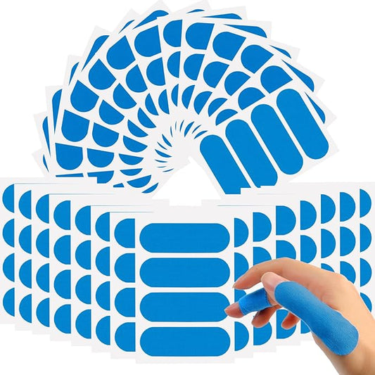 120Pieces Bowling Thumb Tape Blue Bowling Finger Tape Durable Bowling Tape Elastic Bowling Thumb Protector Bowling Tape Thumb Protective Performance Tape for Bowlers Exercise Sport