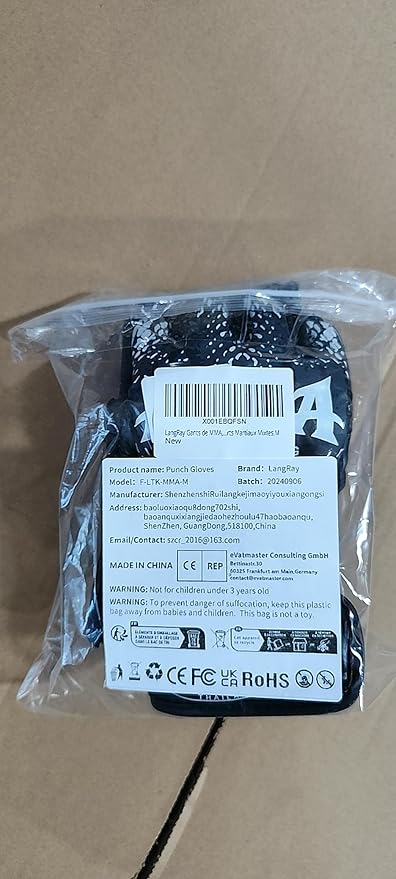 Punch Bag Training Gloves, LangRay MMA Grappling Gloves for Sparring Martial Arts Boxing Training for Adults and Kids