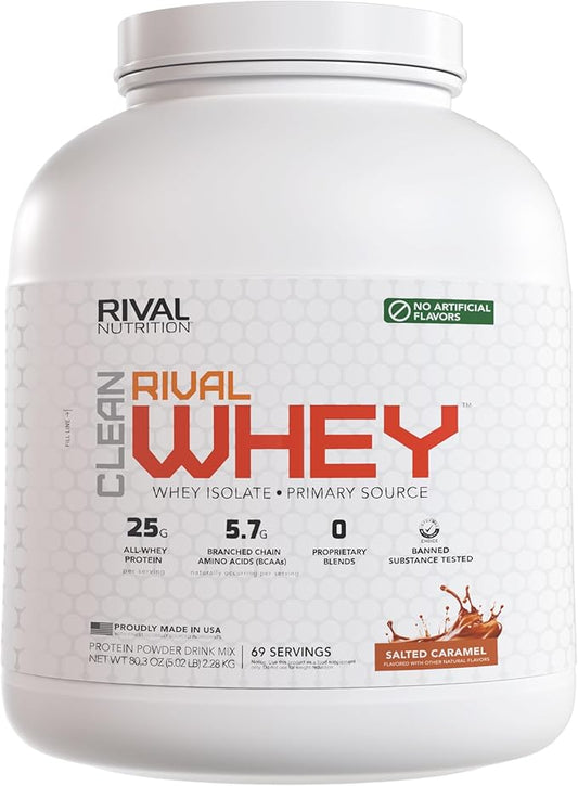 Naturally Flavored Rival Whey - Salted Caramel - 5lb