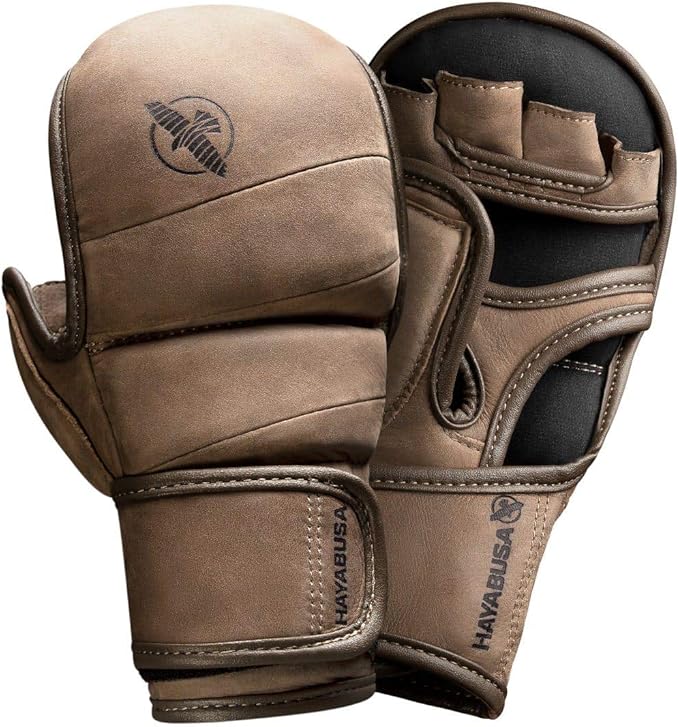 Hayabusa T3 LX Leather 7oz MMA Sparring Training Gloves Men & Women