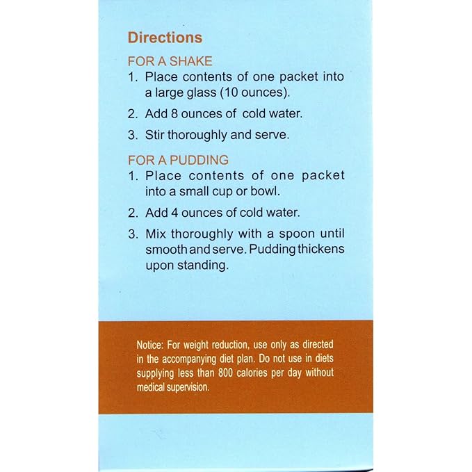 Nutmeg State Nutrition - Pudding or Shake, Low Calories, 15g Protein, Low Fat, 7 Servings Per Box (Mocha)
