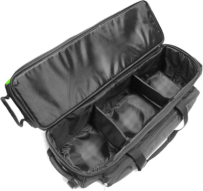 Pyramid Path Triple Tote Roller Plus Bowling Bag with Detachable Shoe Bag (Fits US Mens Size 15), Accessory and Side Pocket, Lightweight Travel Design