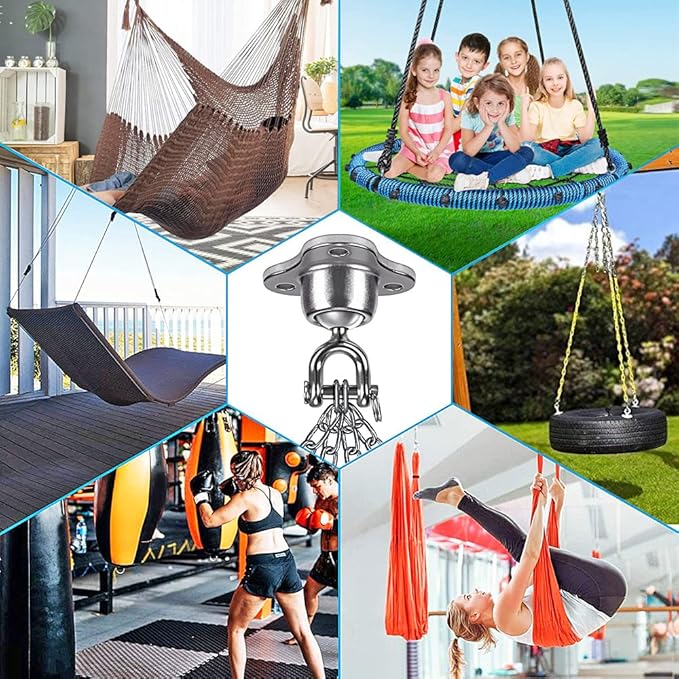 SELEWARE Boxing Punching Bag Hanger, Heavy Bag Hanger Bracket for Heavy Bag Boxing Muay Thai Training Hardware