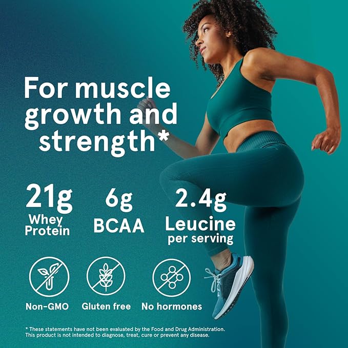 Puori Whey Protein Powder - Bourbon Vanilla - PW1 Pasture Raised, Grass-Fed & Non-GMO - 100% Natural and Pure for Muscle Growth - 21g Protein 1.98lbs - Gluten-Free