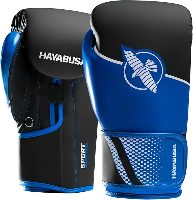Hayabusa Sport Boxing Gloves for Men and Women – Dual-Splinted Wrist Support, Multi-Density Foam Padding, Contoured Fit – Ideal for Boxing, Kickboxing, and Muay Thai Training