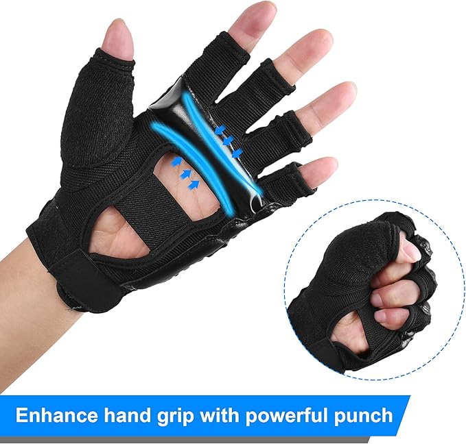 Xinluying Punch Bag Taekwondo Karate Gloves for Sparring Martial Arts Boxing Training Fingerless Women Kids