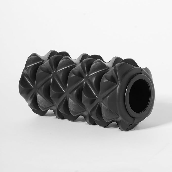 Foam Back Roller Wheel- Back Stretcher with Center Spine Cradle- Targeted Stretching, Neck & Back Pain Relief, Deep Tissue Trigger Point Muscle Massage for Physical Therapy, Pain & Exercise- Set of 5