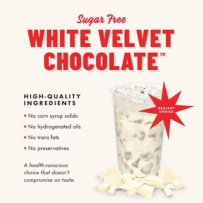 Gosh That’s Good! Sugar-Free White Velvet Chocolate Flavor – 2 lb – Low-Calorie, Lactose-Free