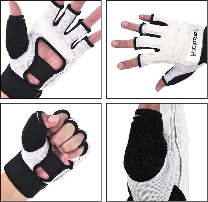 Kickboxing Sparring Gloves MMA Gloves Boxing Gloves for Men Women Kids Half Finger Punching Bag Gloves Fighting Gloves for Men Women Boxing Training