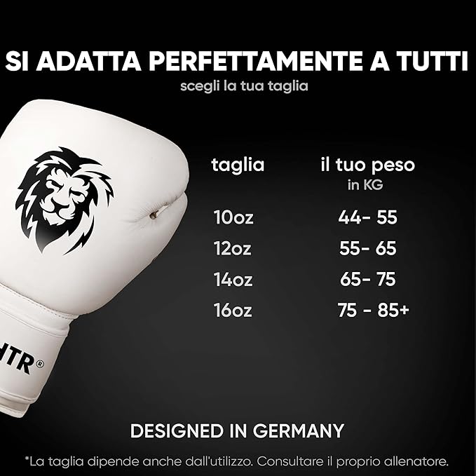 FIGHTR® Pro Boxing Gloves Made of Genuine Leather | Men and Women | for Boxing, MMA, Muay Thai, Kickboxing & Martial Arts 10 12 14 16 oz | incl. Carrying Bag