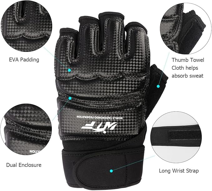 Punch Bag Training Gloves, LangRay MMA Grappling Gloves for Sparring Martial Arts Boxing Training for Adults and Kids