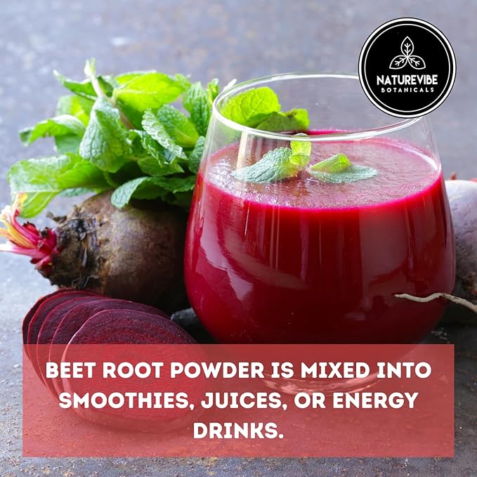 Naturevibe Botanicals Beet Root Powder (5lbs) Raw & Non-GMO | Bulk Bag (80 Ounces) [Packaging May Vary]
