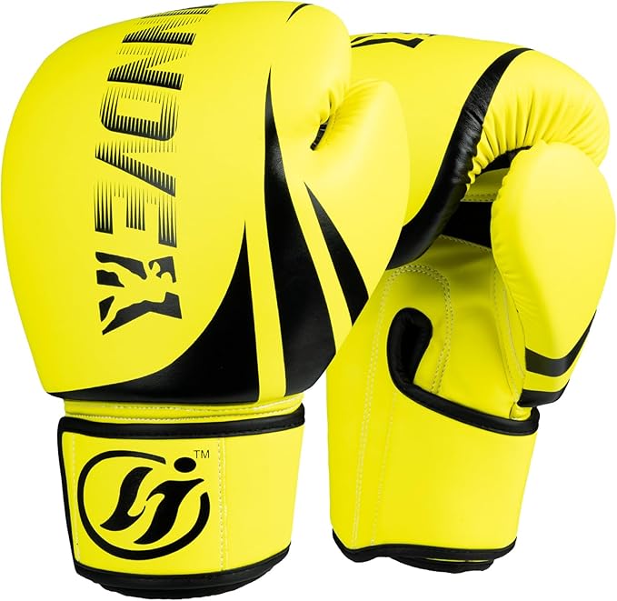 Boxing Gloves for Men & Women, Sparring Training Gloves for Boxing, Kickboxing, Muay Thai, MMA, Heavy Bag Workout Gloves with Multi-Layer Padding, Secure Fit, 10 12 14 16 oz