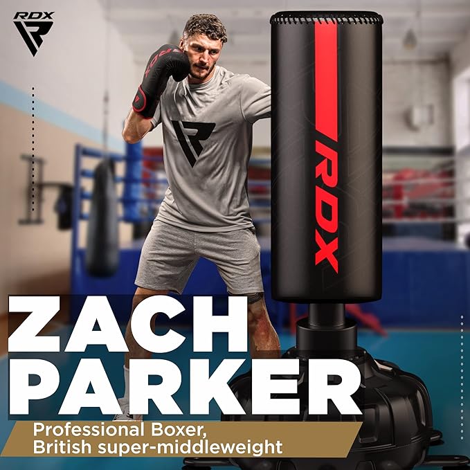 RDX Boxing Gloves, Pro Training Sparring, Maya Hide Leather, Muay Thai MMA Kickboxing, Men Women Adult, Heavy Punching Bag Focus Mitts Pads Workout, Ventilated Palm, Multi Layered, 8 10 12 14 16 18 Oz