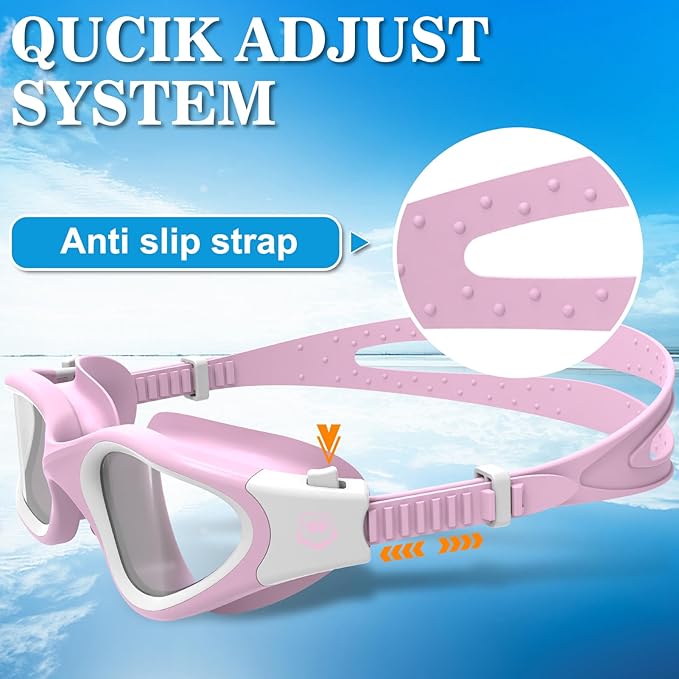 WIN.MAX Polarized Swimming Goggles Swim Pool Goggles Anti Fog Anti UV No Leakage Clear Vision for Men Women Adults Teenagers
