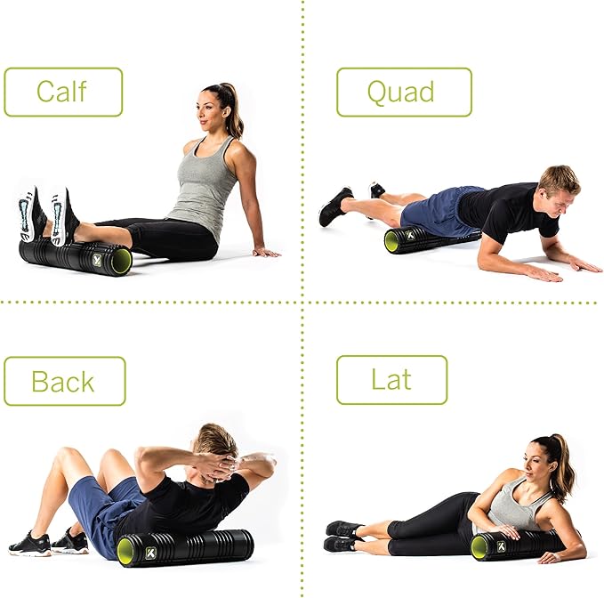 TRIGGERPOINT Performance Therapy Grid Patented Multi-Density Foam Massage Roller Exercise, Deep Tissue&Muscle Recovery Relieves Muscle Pain & Tightness, Improves Mobility & Circulation