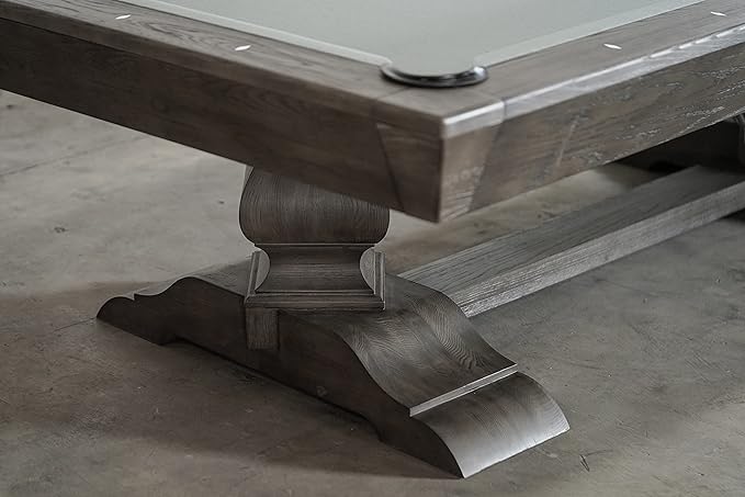 Nixon Billiards - Birdy Slate Billiard Pool Table- Grayson Grey - 7ft and 8ft - Whiteglove