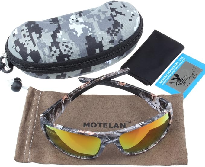 Polarized Outdoor Sports Sunglasses Tr90 Camo Frame for Men Women Driving Fishing Hunting Reduce Glare