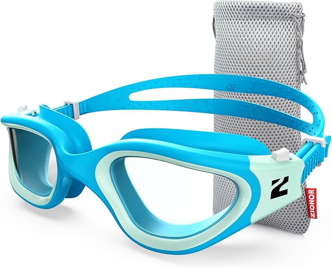 ZIONOR Swim Goggles, G1 SE Swimming Goggles Anti-fog for Adult Men Women