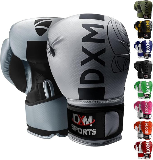DXM SPORTS Boxing Gloves for Men & Women, Boxing Training Gloves, Kickboxing Gloves, Sparring Gloves, Heavy Bag Workout Gloves for Boxing, Kickboxing, Muay Thai, MMA