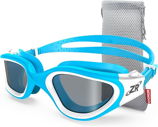 ZIONOR G1 Polarized Swimming Goggles for Unisex Adult Women Anti Fog 100% Anti UV Diving Goggles