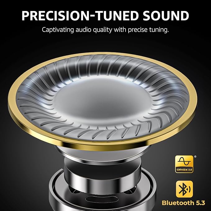 TOZO T10 Wireless Earbuds Bluetooth 5.3 Headphones, App Customize EQ, Ergonomic Design, 55H Playtime, Wireless Charging Case, IPX8 Waterproof Sound in-Ear Headset, 2025 New Version