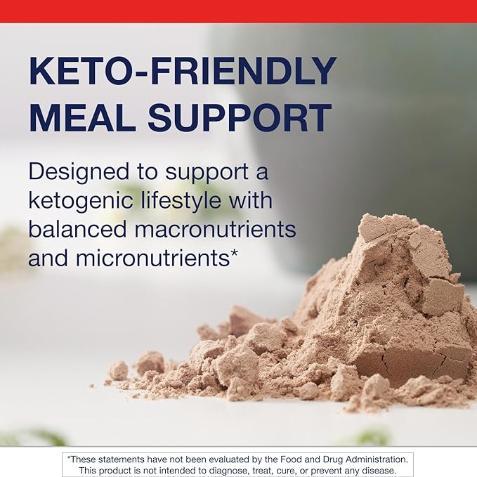 Metagenics Ketogenic Shake - Ketogenic Diet Protein Shake - 25 Vitamins & Minerals - With Biotin, Calcium, Iron & Manganese - Non-GMO & Gluten-Free - Chocolate - 14 Servings