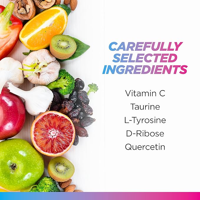 Livingood Daily Electrolytes Powder, Electrolytes Hydration Drink Mix with Vitamin C, Magnesium, Taurine & Sea Salt, Electrolyte Supplement for Energy & Hydration, Keto, Berry Frost Flavor, 30 Srvgs