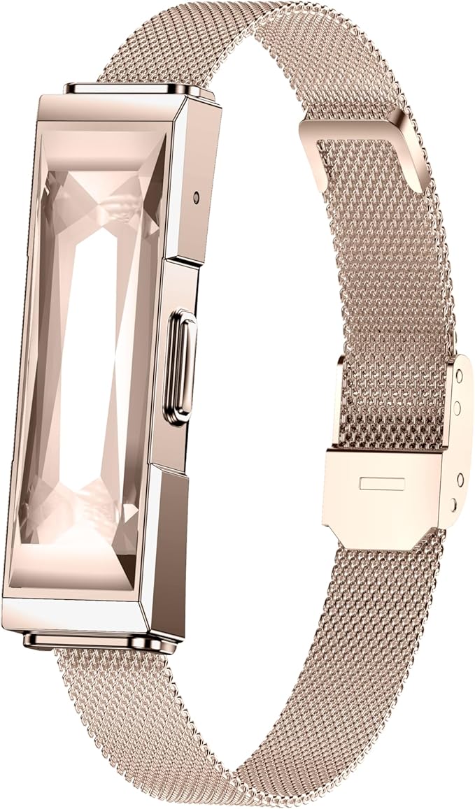 Smart Health Wristband, Wearable Activity & Fitness Tracker Band, 24/7 Sleep Tracker, All-Day Automatic Continuous Heart Rate Tracking, HRV Monitor, Blood Pressure, Stress, 2 Bands, with Free APP