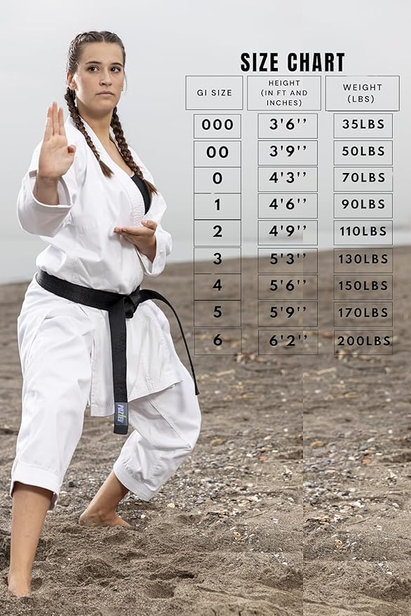 Karate Uniform for Kids & Adults Lightweight Student Gi Pants and Jackets for Martial Arts Uniform With Free Belt