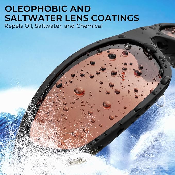 KastKing Hiwassee Polarized Sport Sunglasses for Men and Women, Wrap Sunglasses for Fishing Cycling and Running,UV Protection