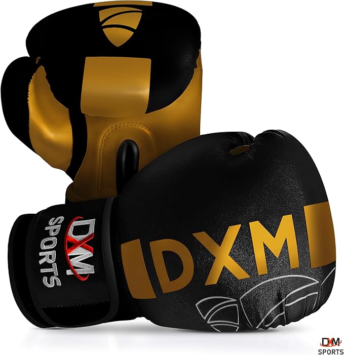 DXM SPORTS Boxing Gloves for Men & Women, Boxing Training Gloves, Kickboxing Gloves, Sparring Gloves, Heavy Bag Workout Gloves for Boxing, Kickboxing, Muay Thai, MMA